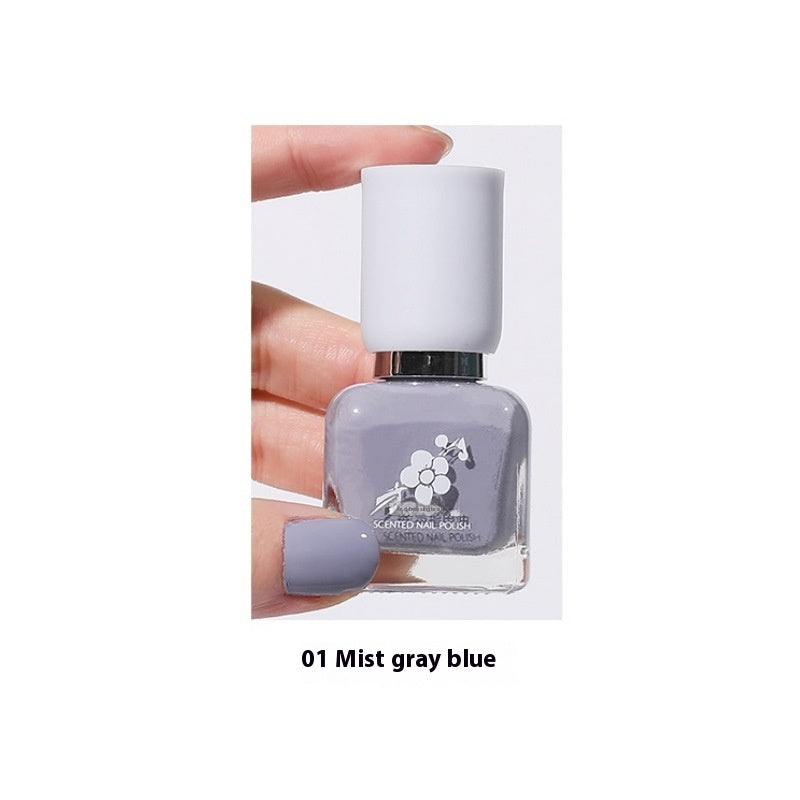 Water-based Quick-drying Baking-free Long-lasting Tearable Popular Color White Fragrance-retaining Nail Polish