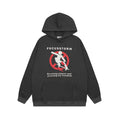 Felpa con cappuccio da skateboard alla moda per uomo di Valstrend, stampa grafica, comoda e casual, ideale per uno stile urbano.