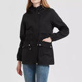 Cappotto casual coreano Valstrend, lungo medio, in cotone spesso, stile alla moda, vestibilità ampia, colore neutro.