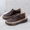 Scarpe basse da donna Valstrend, scarpe retro alla moda con tacco basso e design elegante, ideali per look casual e chic