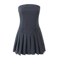 Vestito estivo femminile Valstrend, abito aderente con scollo a cuore e vita stretta, perfetto per l'estate e look alla moda.