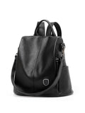 Zaino in pelle femminile Valstrend, grande capacità e multifunzionale, con scomparti spaziosi e design elegante.