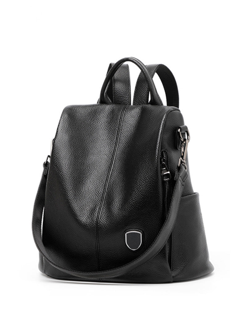 Zaino in pelle femminile Valstrend, grande capacità e multifunzionale, con scomparti spaziosi e design elegante.