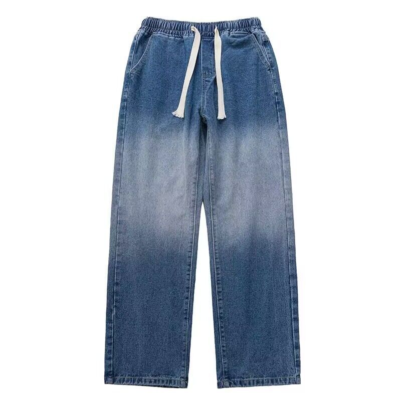 Jeans uomo Valstrend con sfumature colorate stile retrò primavera, lavaggio vintage e design alla moda con dettagli in PU