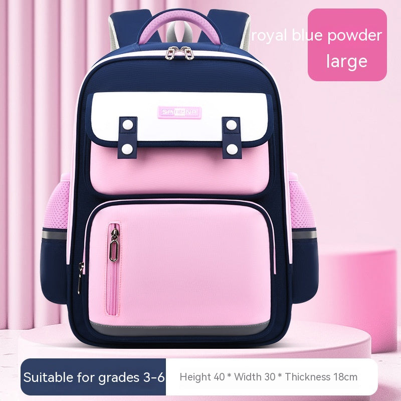 Zaino scolastico per bambini con protezione della colonna vertebrale, design ergonomico, marca Valstrend per studenti delle elementari