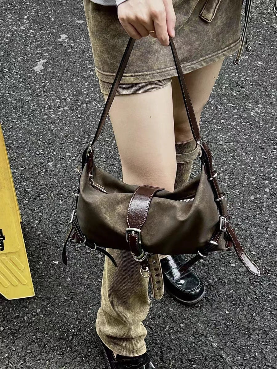Borsa a tracolla francese Valstrend, stile giovane e alla moda, con design cool e trendy, adatta a ragazze moderne.