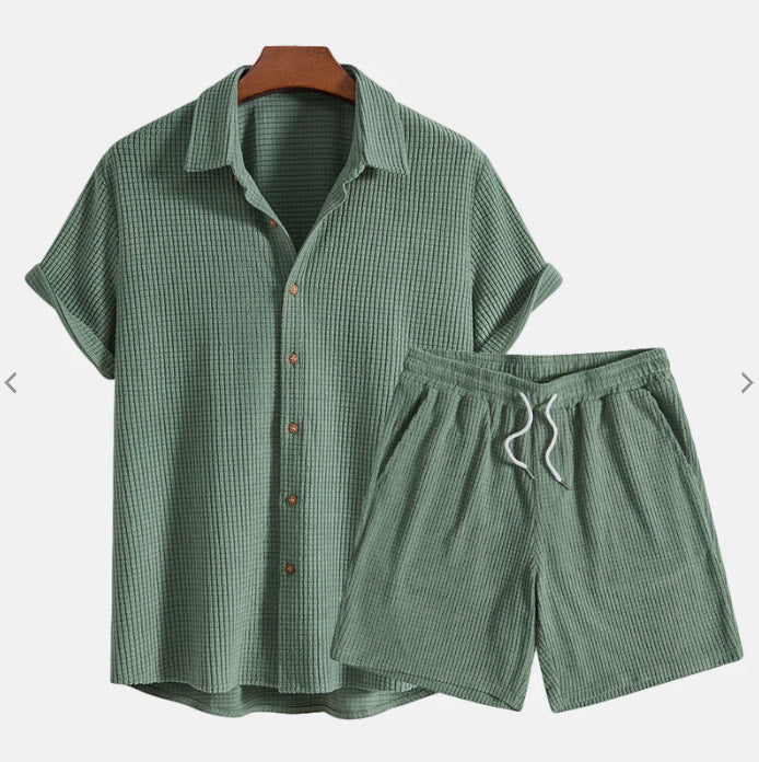 Shorts da spiaggia casual e ampi Valstrend, multicolore, maniche corte, abbigliamento estivo leggero e comodo.