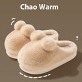Cute Rabbit Indoor Home With Velvet Warmth Baotou EVA Anti Slip Slippers
