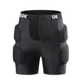 Pantaloni con protezioni per pattinaggio e skateboard, pantaloni con imbottitura anti-caduta per sport invernali e sport all'aperto.