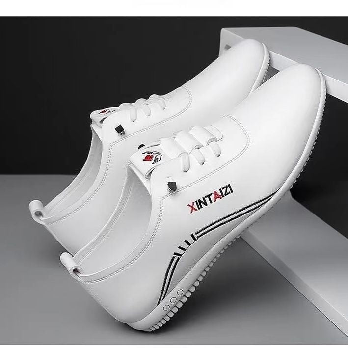 Scarpe casual leggere e sottili in pelle di Valstrend, con design traspirante e comodo, ideali per un look informale e elegante