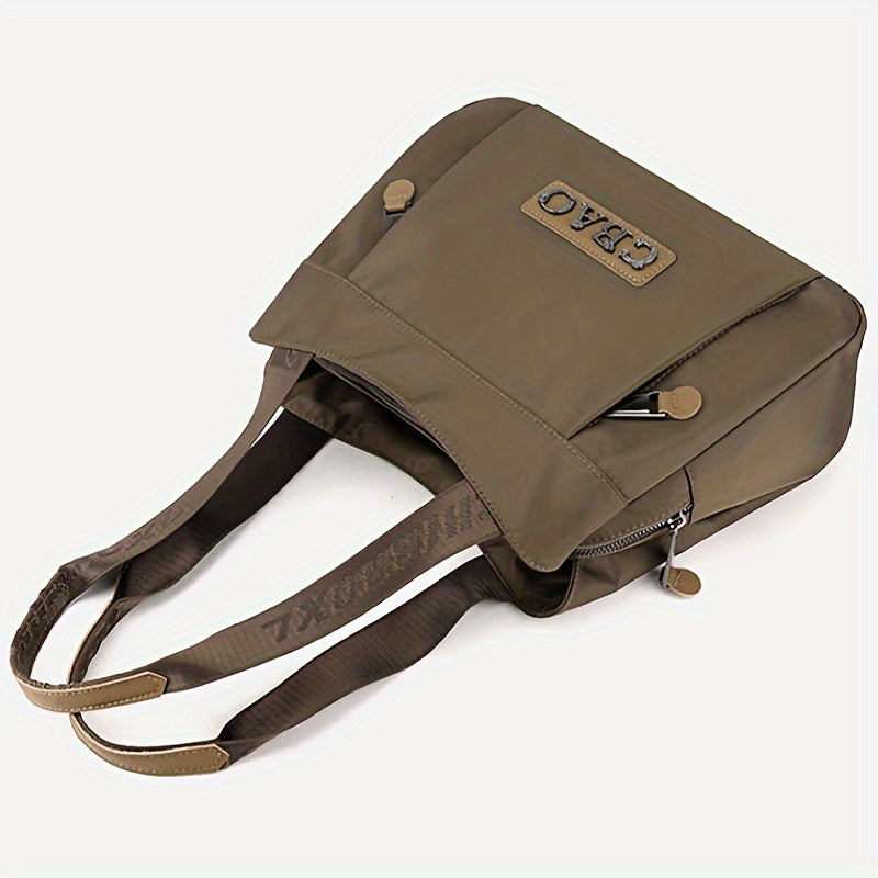 Borsa femminile alla moda a spalla e mano Valstrend, grande capienza, con più tasche e design elegante per donne.