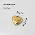 Stainless Steel Electroplating 18K Furnace Genuine Gold Color Preserving Pendant