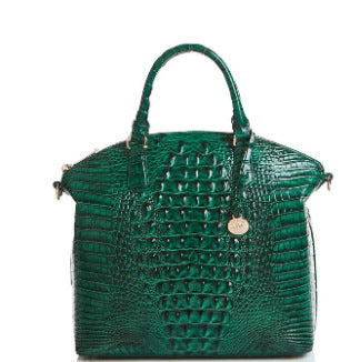 Borsa a tracolla portatile da donna Valstrend con motivo rettile retrò, design compatto e stile elegante con pattern di coccodrillo