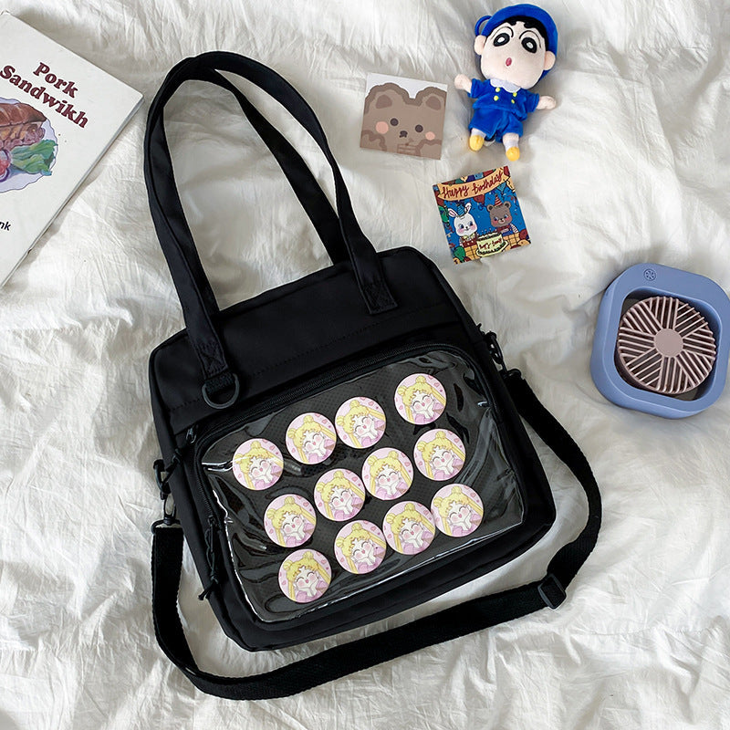 Borsa a tracolla grande capienza Valstrend, a spalla singola, stile casual con ampio spazio, perfetta per uso quotidiano.