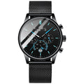 Orologio da polso femminile Valstrend con cinturino in acciaio impermeabile e quadrante luminoso, stile fashion e resistente all'acqua