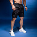 Shorts sportivi in seta ghiaccio da uomo per corsa, Valstrend, tessuto leggero e traspirante, design comodo e aderente