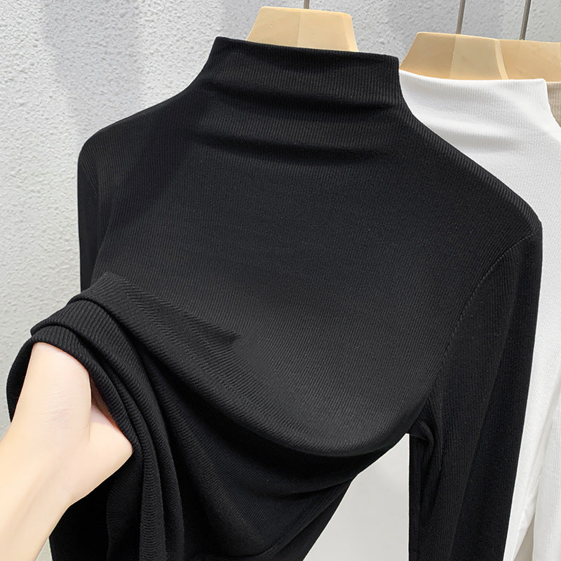 Maglietta a maniche lunghe Valstrend, top intimo stretch a vita alta stile western, vestibilità aderente e comoda.