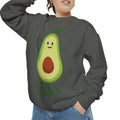 European And American Cartoon Avocado Printing Pullover Sweater