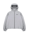 Embroidered Windproof Coat Jacket Zipper Cap