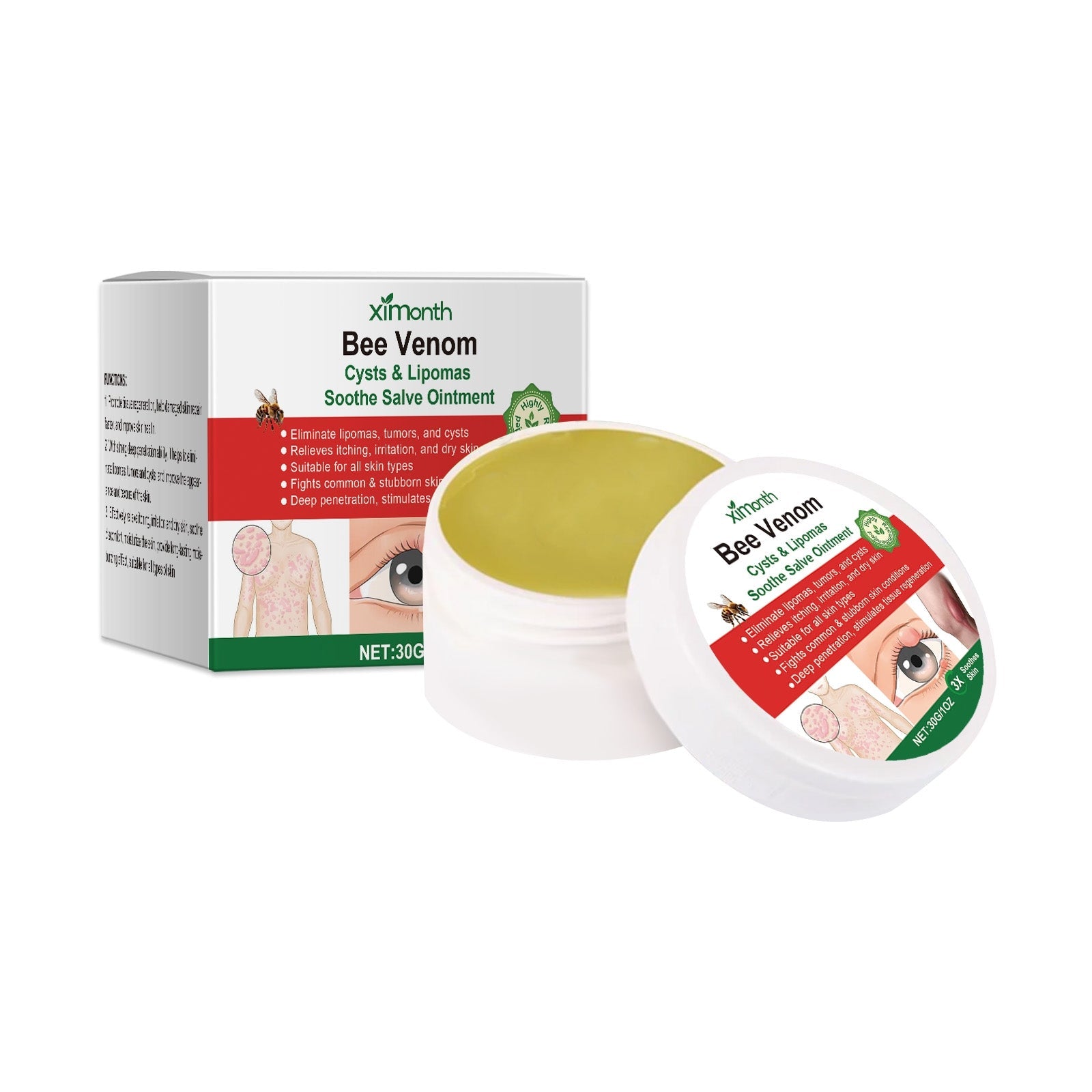 Crema Valstrend Relief per gonfiore, vaso o crema per ridurre il gonfiore, con tubo bianco e etichetta dettagliata