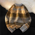 Maglione uomo Valstrend in stile retrò autunno-inverno, spessa e alla moda, ideale per stagioni fredde, con design casual e caldo