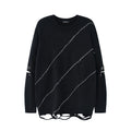 Maglione uomo e donna Valstrend Design Couple Sweater con motivo a cuore, morbido e confortevole, indossato da una coppia felice.