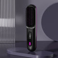 Wireless Hair Straightener for Women - 3-Level Temperature Control, Negative Ion Care, Anti-Scald, USB Rechargeable with LED Display, Portable Design for Home & Travel, Perfect Gift