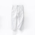 Pantaloni uomo larghi e traspiranti di taglia grande Valstrend, tessuto leggero e comodo, vista frontale con cintura regolabile.