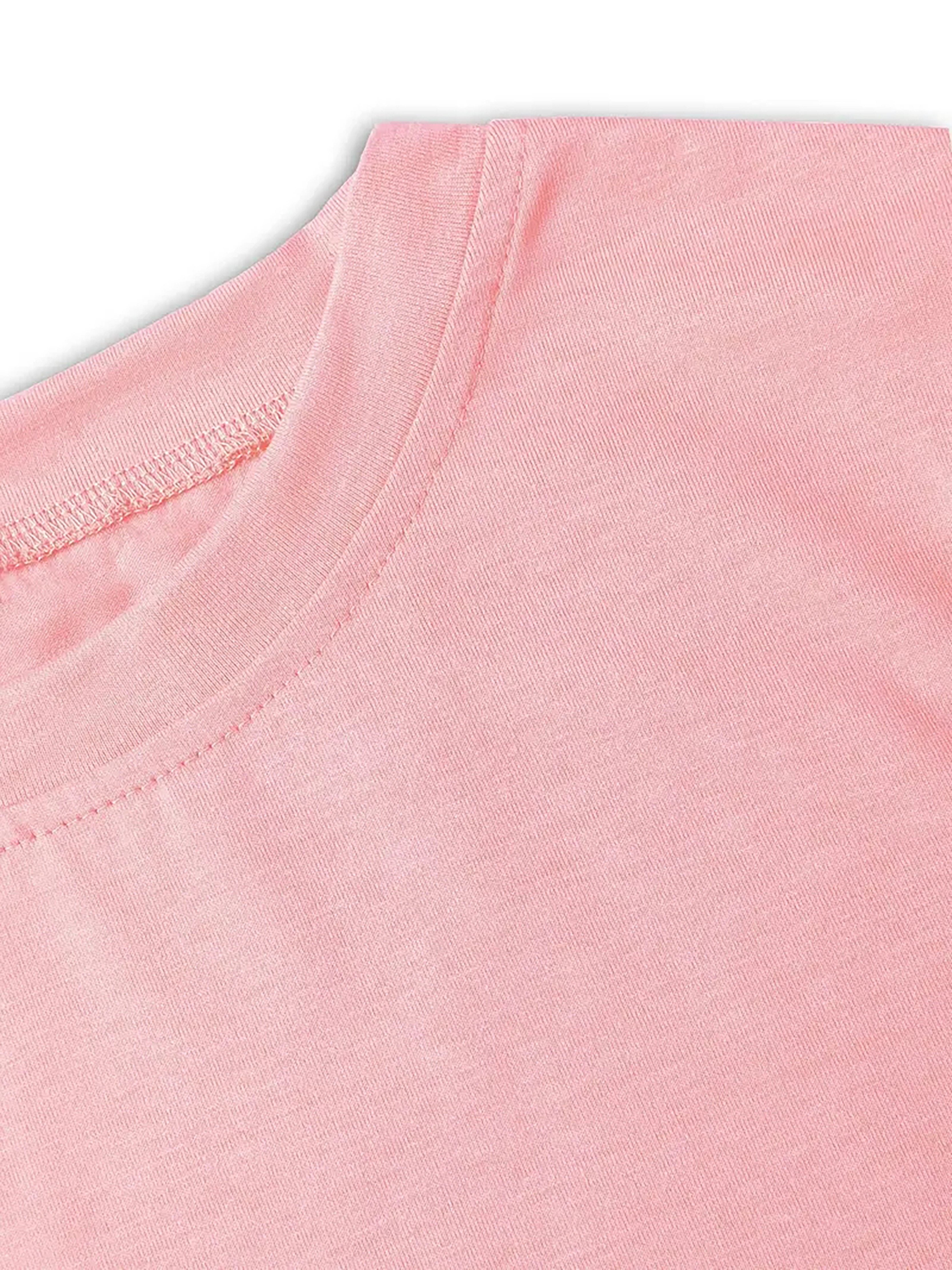 T-shirt da donna Valstrend con stampa di orso cartoon, manica corta e collo rotondo in poliestere, adatta a tutte le stagioni.