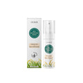 Siero per capelli Valstrend Shop a base di acqua di riso, bottiglia con pipetta e etichetta bianca e verde.