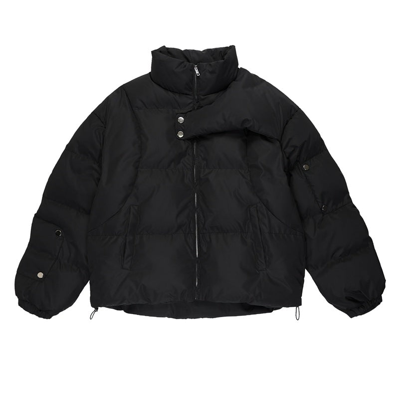 Giacca termica invernale da uomo Valstrend Shop, spessa e calda, con cappuccio e chiusura frontale, ideale per il freddo.
