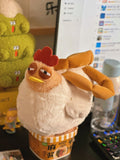 borsa cartoon pollo Valstrend shop, borsa a tracolla con design di pollo carino e manico a forma di bambola, stile divertente e originale