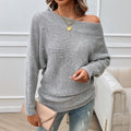 Maglione casual lungo a maniche lunghe per donna di Valstrend, vestibilità ampia e comoda, in tessuto morbido e traspirante.