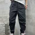 Pantaloni sportivi casual Valstrend con design strutturale e abbinamento di colori, tessuto morbido e adatto all'uso quotidiano