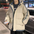 Giacca imbottita da uomo Valstrend, cappotto caldo e spesso, stile alla moda, ideale per l'inverno e il freddo.