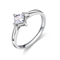 Anello di coppia Valstrend con zirconia e diamanti eterni, semplice e elegante, uomo e donna, anello di fidanzamento.