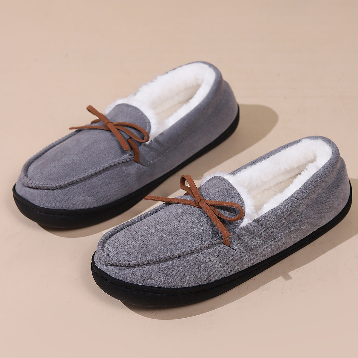 Home Cotton Shoes Autumn And Winter Warm Leisure Gommino