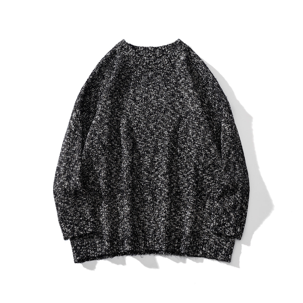 Maglione rotondo spesso in maglia con filo d'oro, vestibilità comoda, tessuto morbido, marca Valstrend.