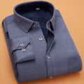 Camicia calda in pile spesso per uomo, ideale per autunno e inverno, marca Valstrend, abbigliamento termico e comodo