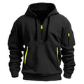 Giacca sportiva casual Zip Multi-pocket Valstrend con cappuccio, tasche multiple e design pratico, ideale per attività all'aperto.