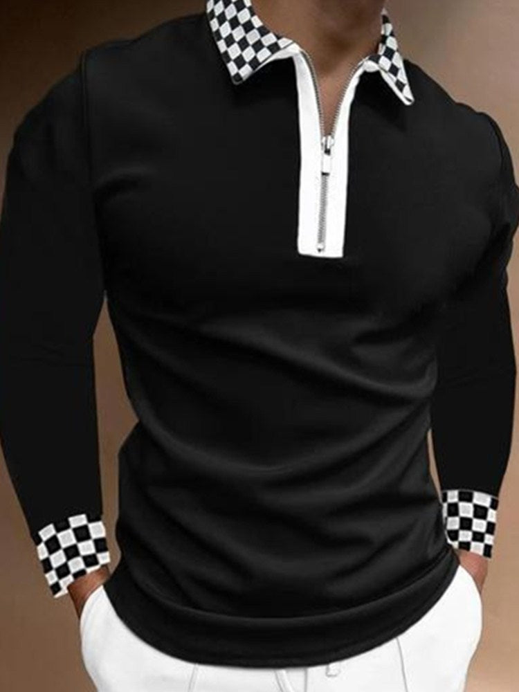 Maglietta da uomo Valstrend shop, stile cross-border Amazon, tessuto morbido e confortevole, vista frontale della maglietta.