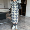 Gonna a-line da donna in stile retrò casual, gonna di moda Valstrend, mostra tessuto morbido e design elegante.