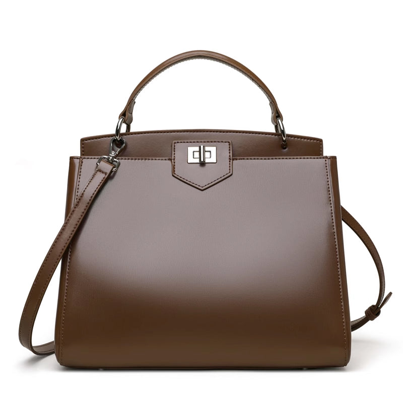 Borsa donna in pelle casual Valstrend, grande capacità, elegante e spaziosa con manico robusto e dettagli raffinati.