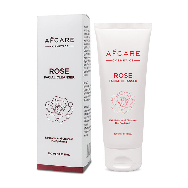 Rose Facial Cleanser Mild And Not Tight Hydrating