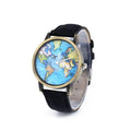 Orologio da donna Explosive Model Airplane di Valstrend con cinturino in denim e design aeronautico.