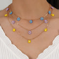 Collana in perline Dopamina Creative Valstrend, semplice e alla moda, con perline colorate e design elegante.