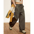Pantaloni estivi da donna Valstrend con gamba larga in stile americano e tasche, tessuto leggero e comodo per l’estate.