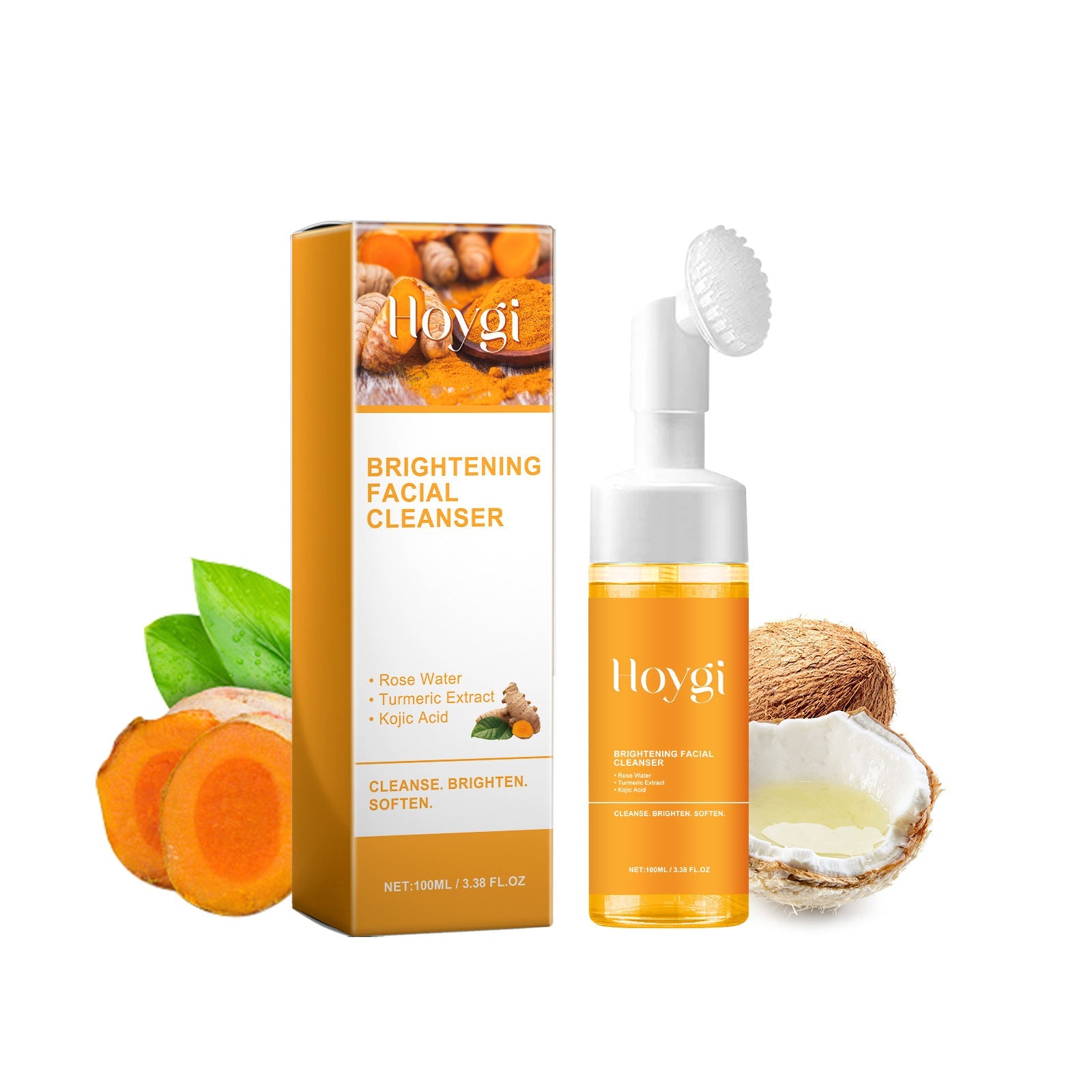 Turmeric Facial Cleanser Deep Cleansing Fade Acne Marks