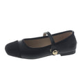 Scarpe donna Valstrend gommino con punta quadrata e suola morbida, stile fashion femminile e comodo design.
