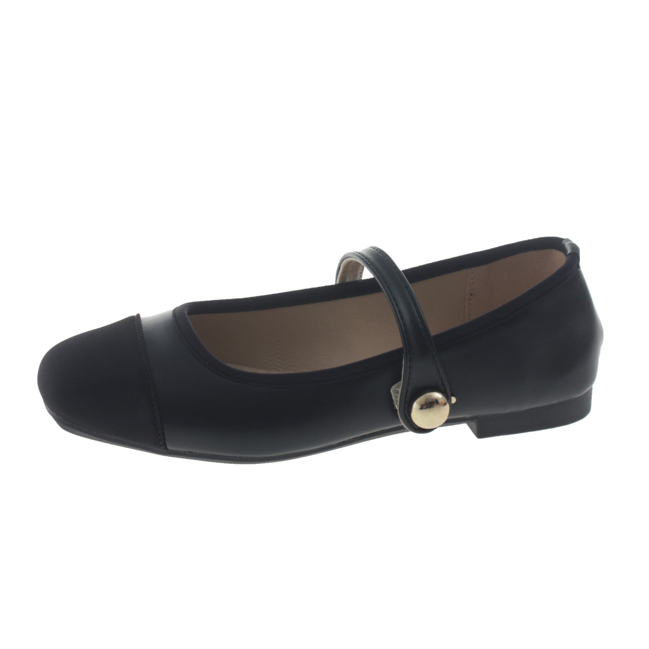 Scarpe donna Valstrend gommino con punta quadrata e suola morbida, stile fashion femminile e comodo design.